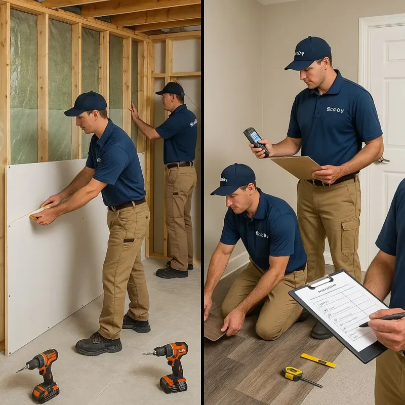 Repairs and Reconstruction process in Linntown, PA